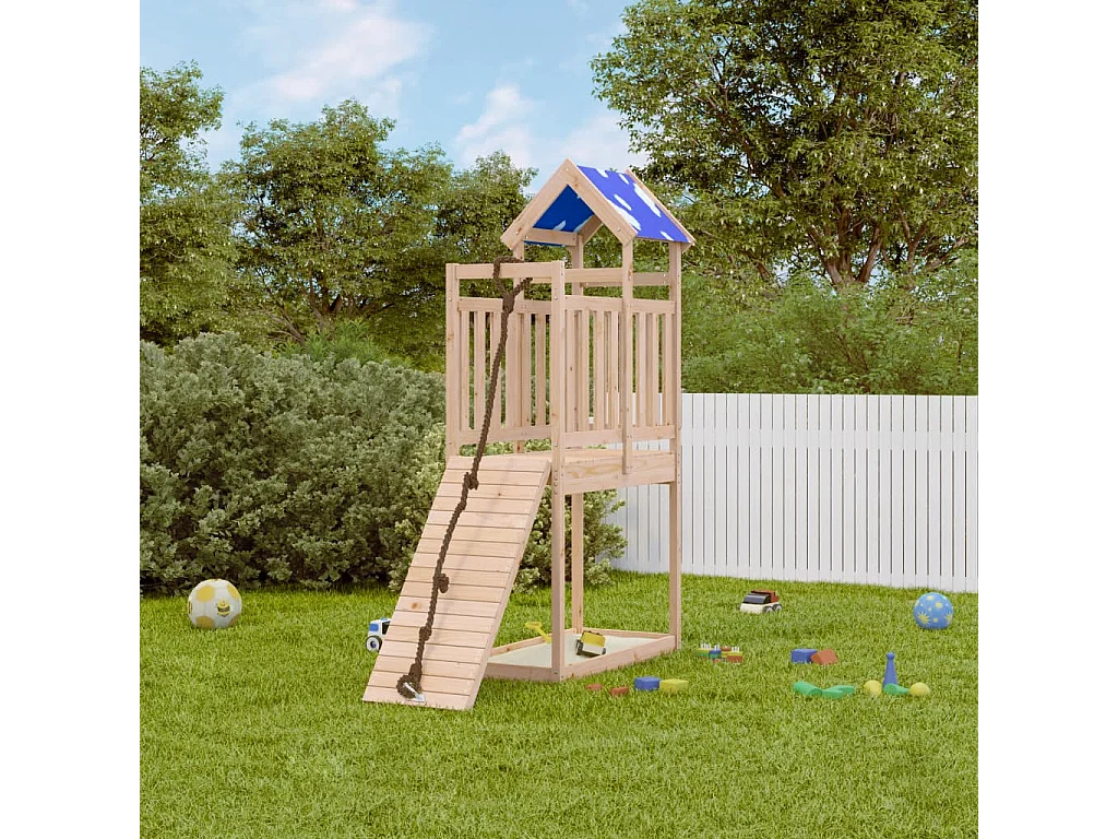 Aire de jeux d'extérieur bois de pin massif FR48865