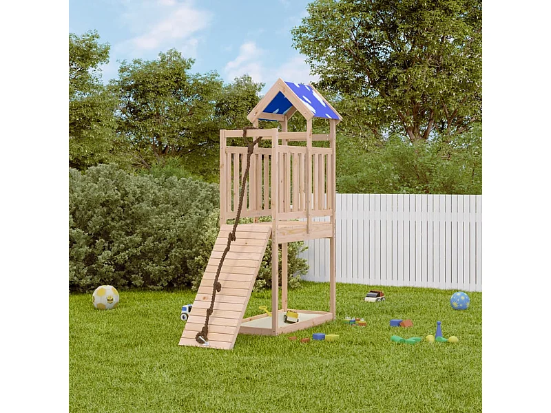 Aire de jeux d'extérieur bois de pin massif FR48865