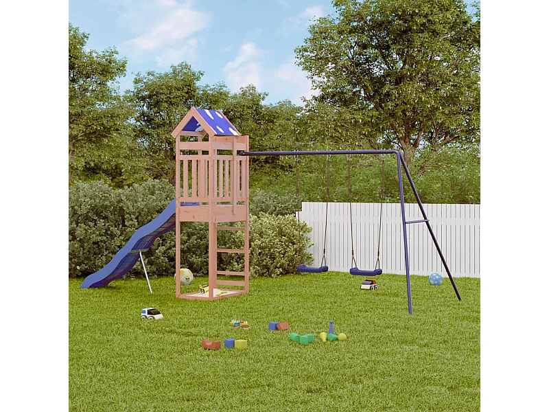 Aire de jeux d'extérieur bois massif de douglas FR43647