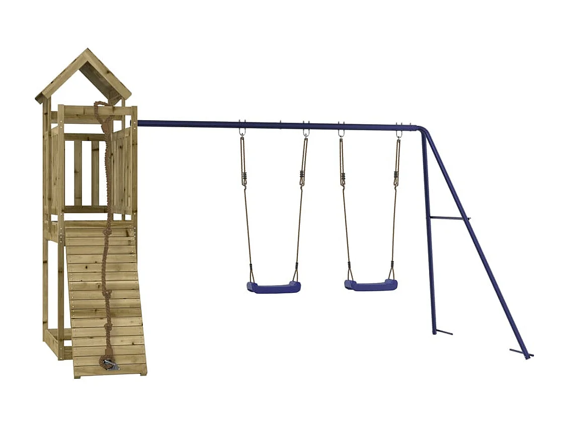 Parque infantil de exterior madera de pino impregnada ES501707