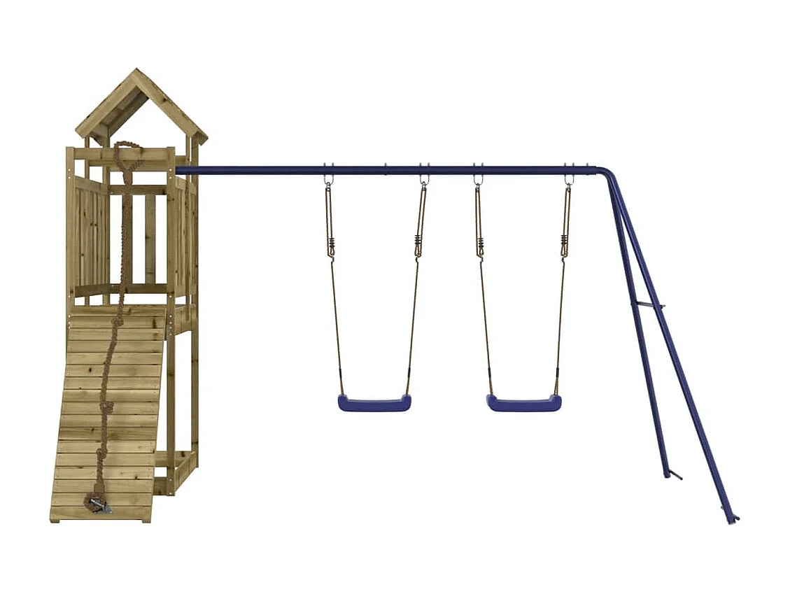 Parque infantil de exterior madera de pino impregnada ES501707