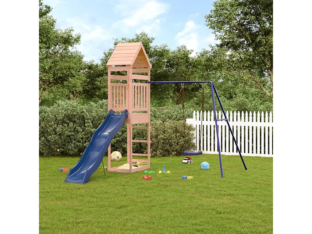 Aire de jeux d'extérieur bois massif de douglas FR77649