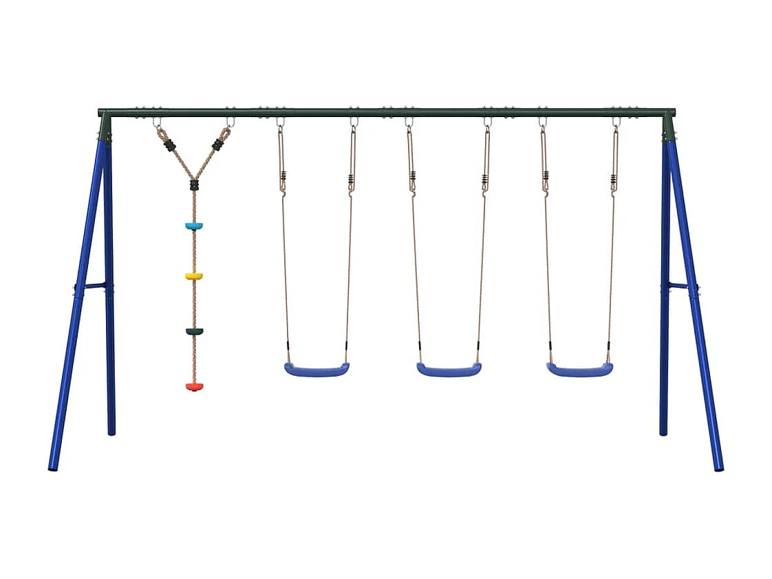 Juego de columpios de exterior con columpios y cuerda de discos ES192719