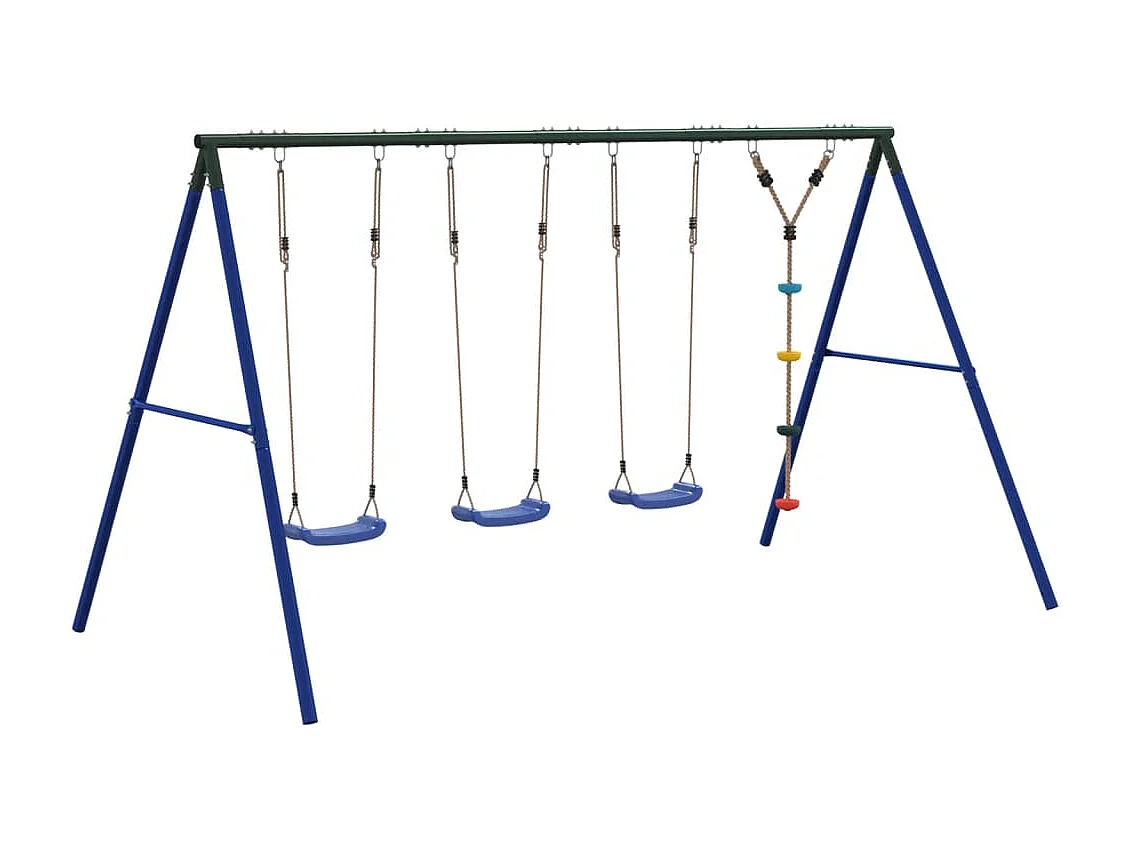 Juego de columpios de exterior con columpios y cuerda de discos ES192719
