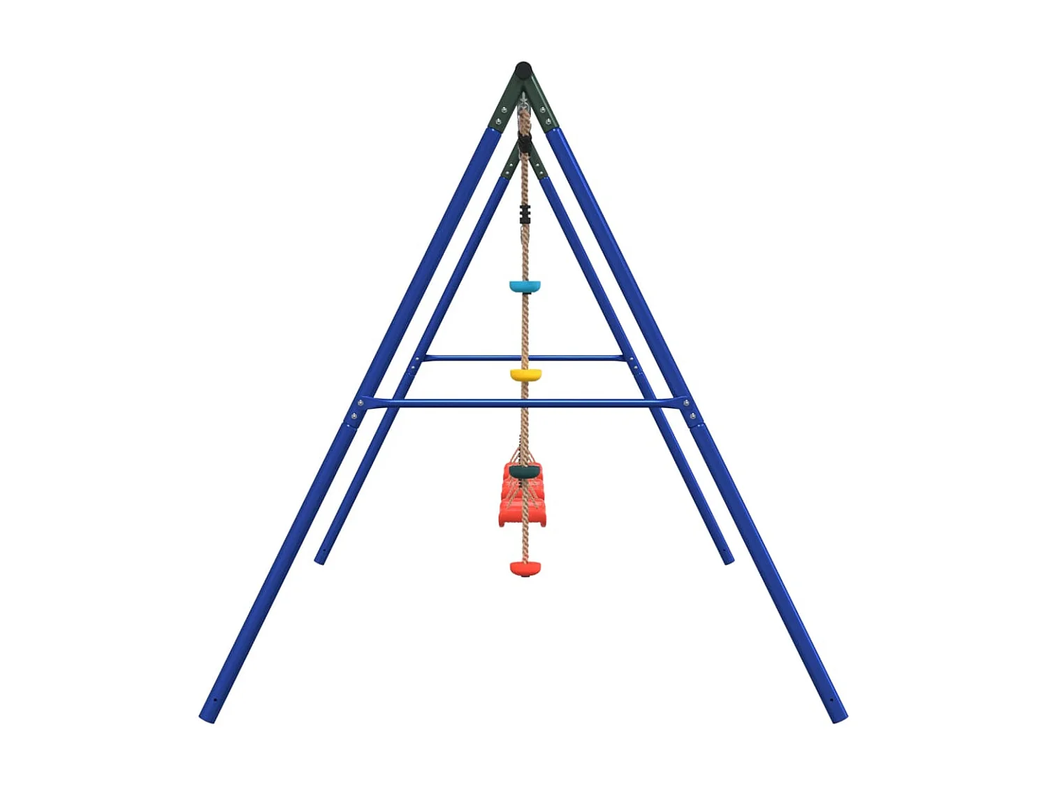 Juego de columpios de exterior con columpios y cuerda de discos ES316275