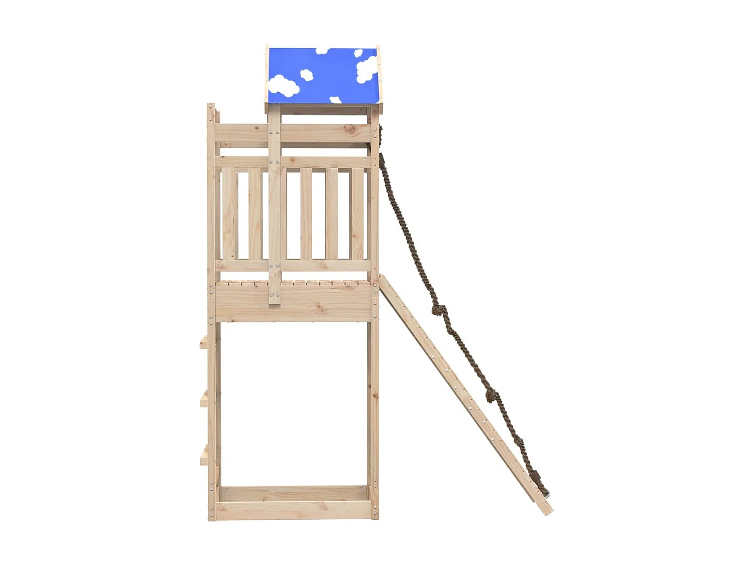 Aire de jeux d'extérieur bois de pin massif FR12104