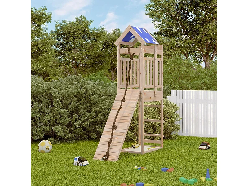 Aire de jeux d'extérieur bois de pin massif FR12104