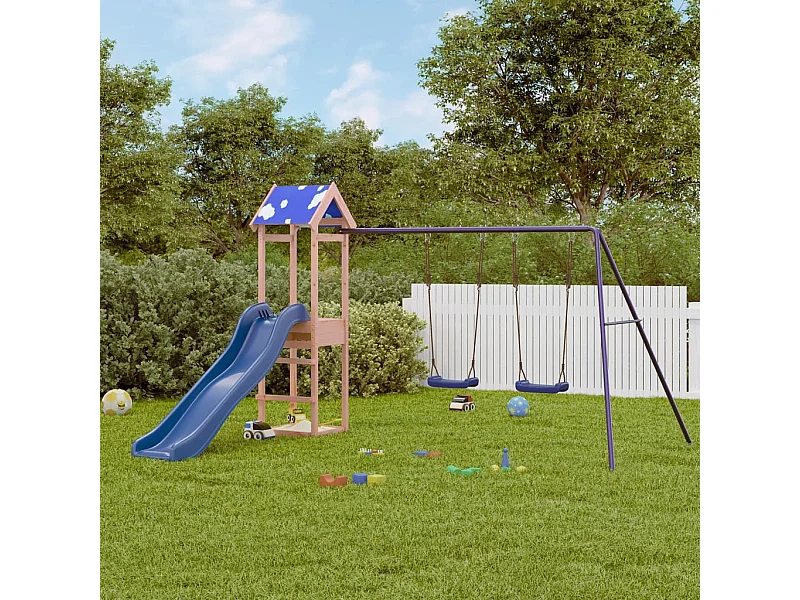 Aire de jeux d'extérieur bois massif de douglas FR32211