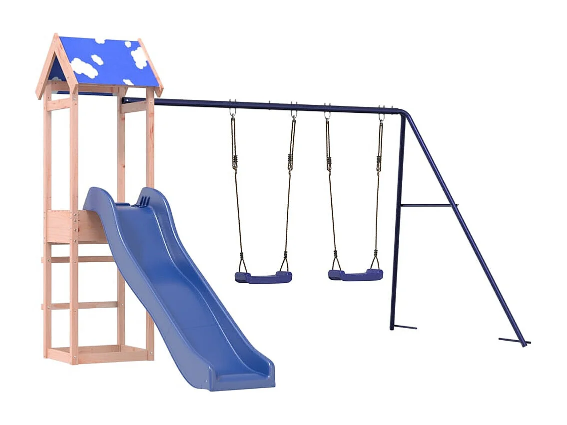 Aire de jeux d'extérieur bois massif de douglas FR32211