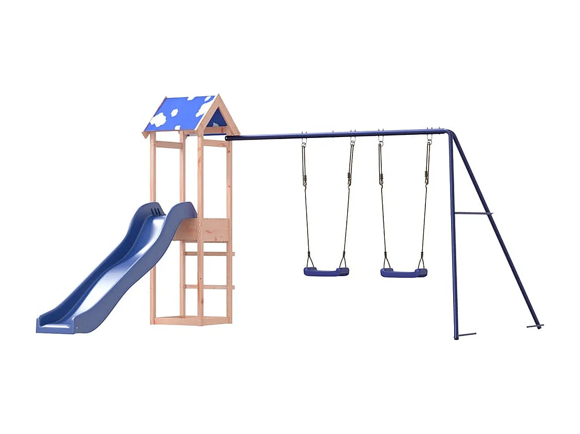 Aire de jeux d'extérieur bois massif de douglas FR32211