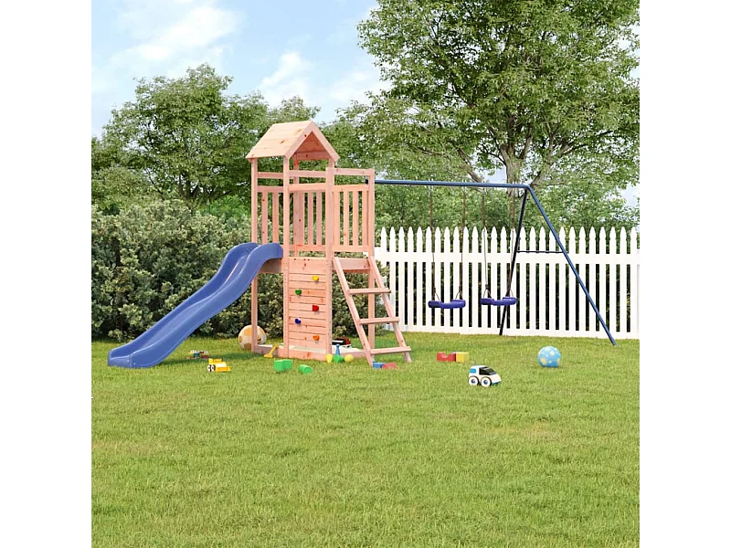 Aire de jeux d'extérieur bois massif de douglas FR59078