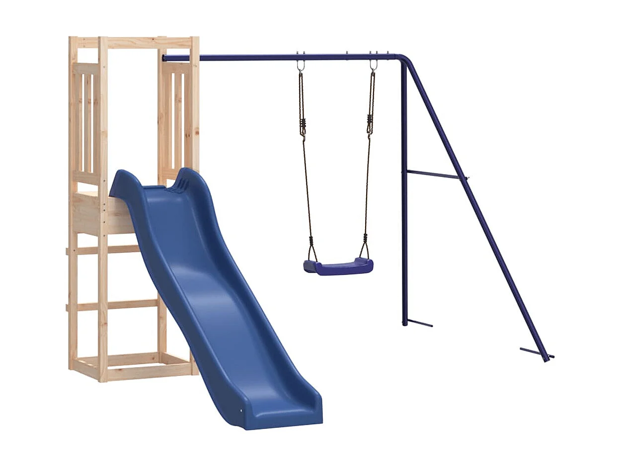 Aire de jeux d'extérieur bois de pin massif FR13535