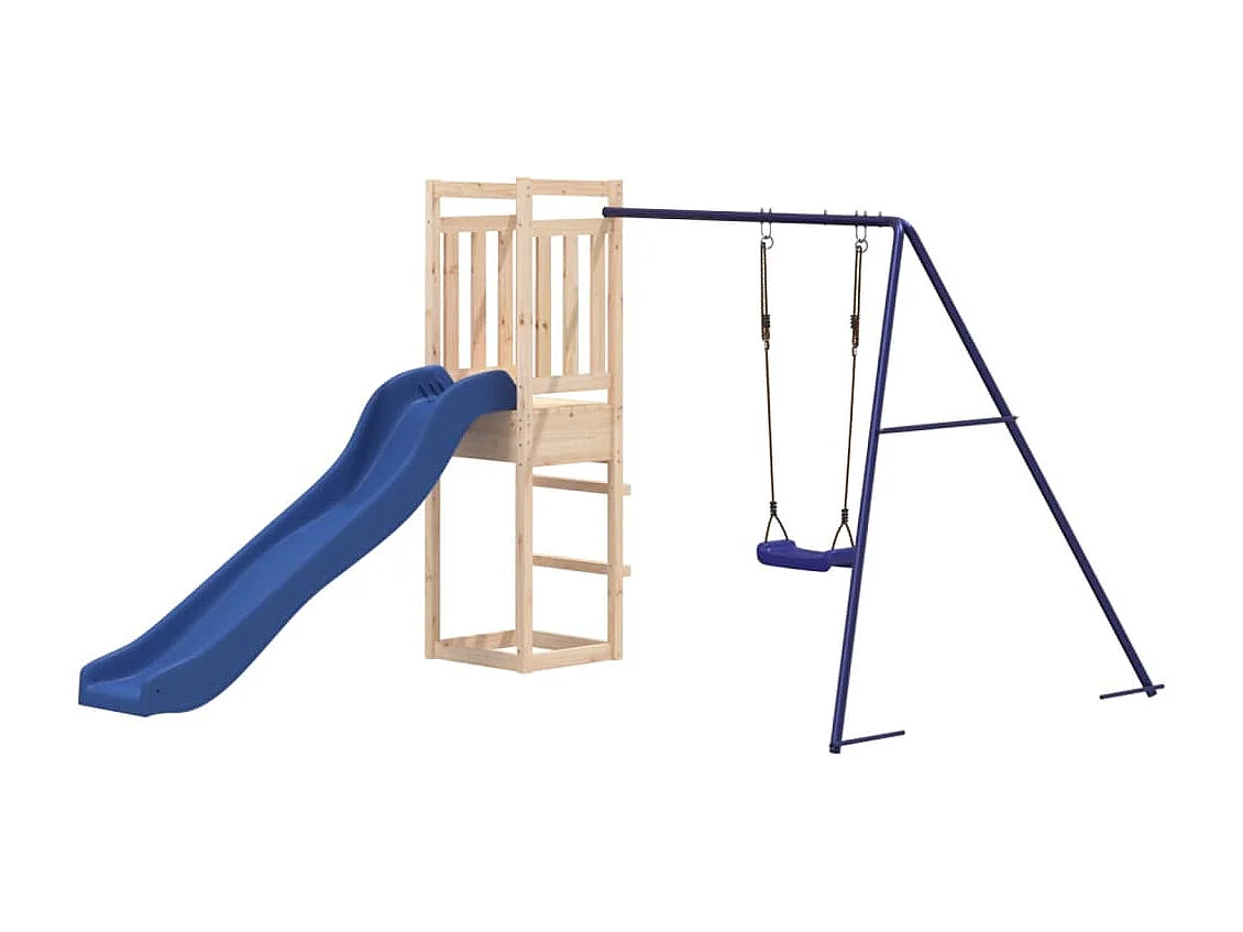 Aire de jeux d'extérieur bois de pin massif FR13535