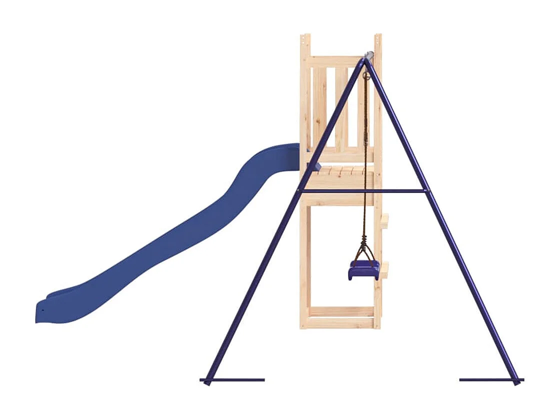 Aire de jeux d'extérieur bois de pin massif FR13535