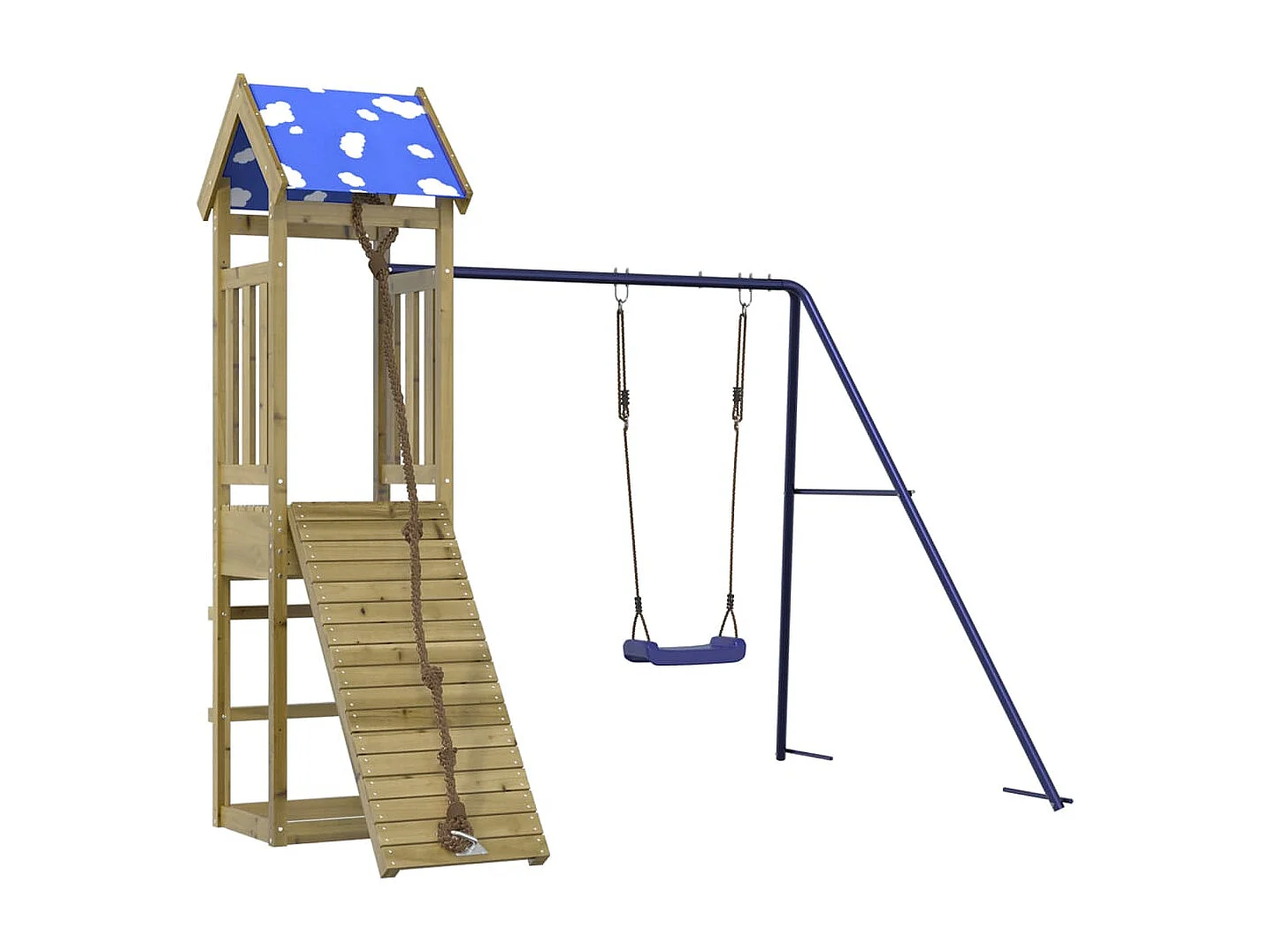 Aire de jeux d'extérieur bois de pin imprégné FR39968