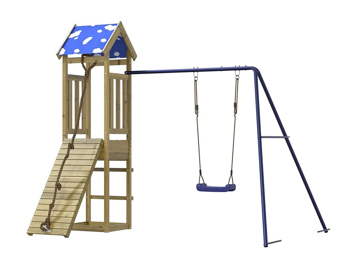 Aire de jeux d'extérieur bois de pin imprégné FR39968