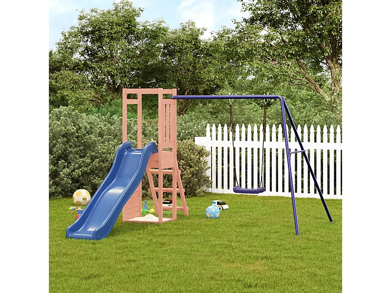 Aire de jeux d'extérieur bois massif de douglas FR87437