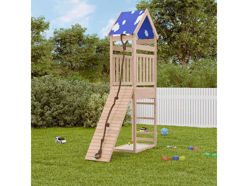 Aire de jeux d'extérieur bois de pin massif FR91556