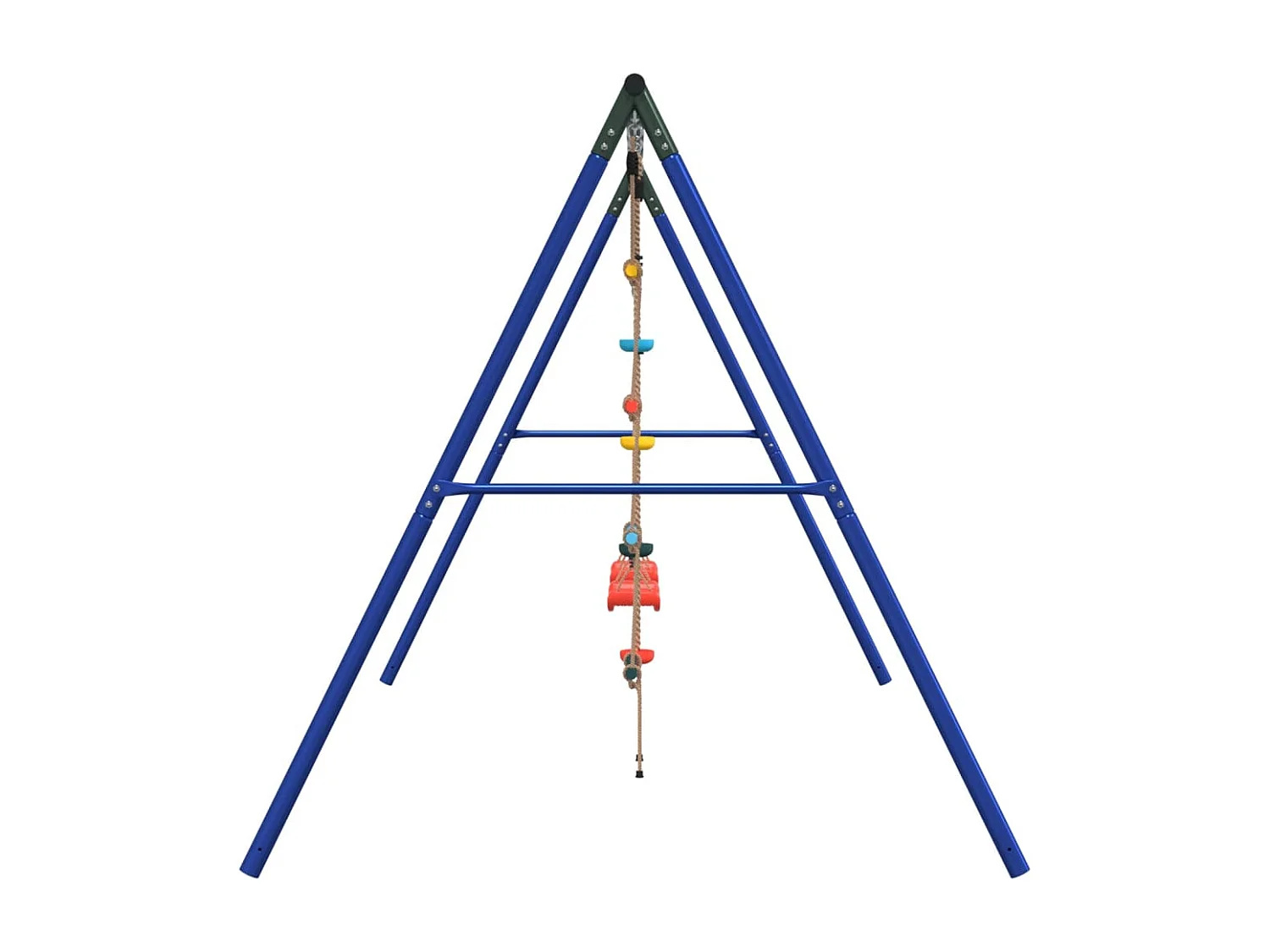 Set de columpios, trapecio, escalera y cuerda de discos ES634766