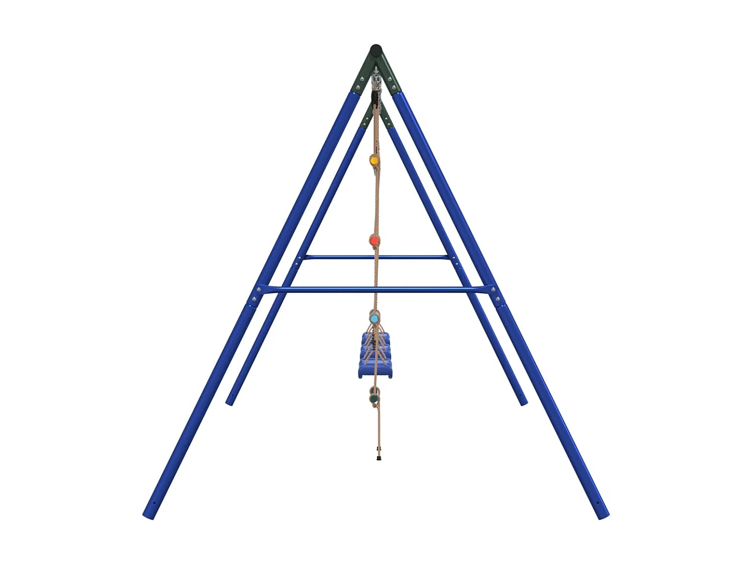 Juego de columpios de exterior con columpios y escalera ES426117