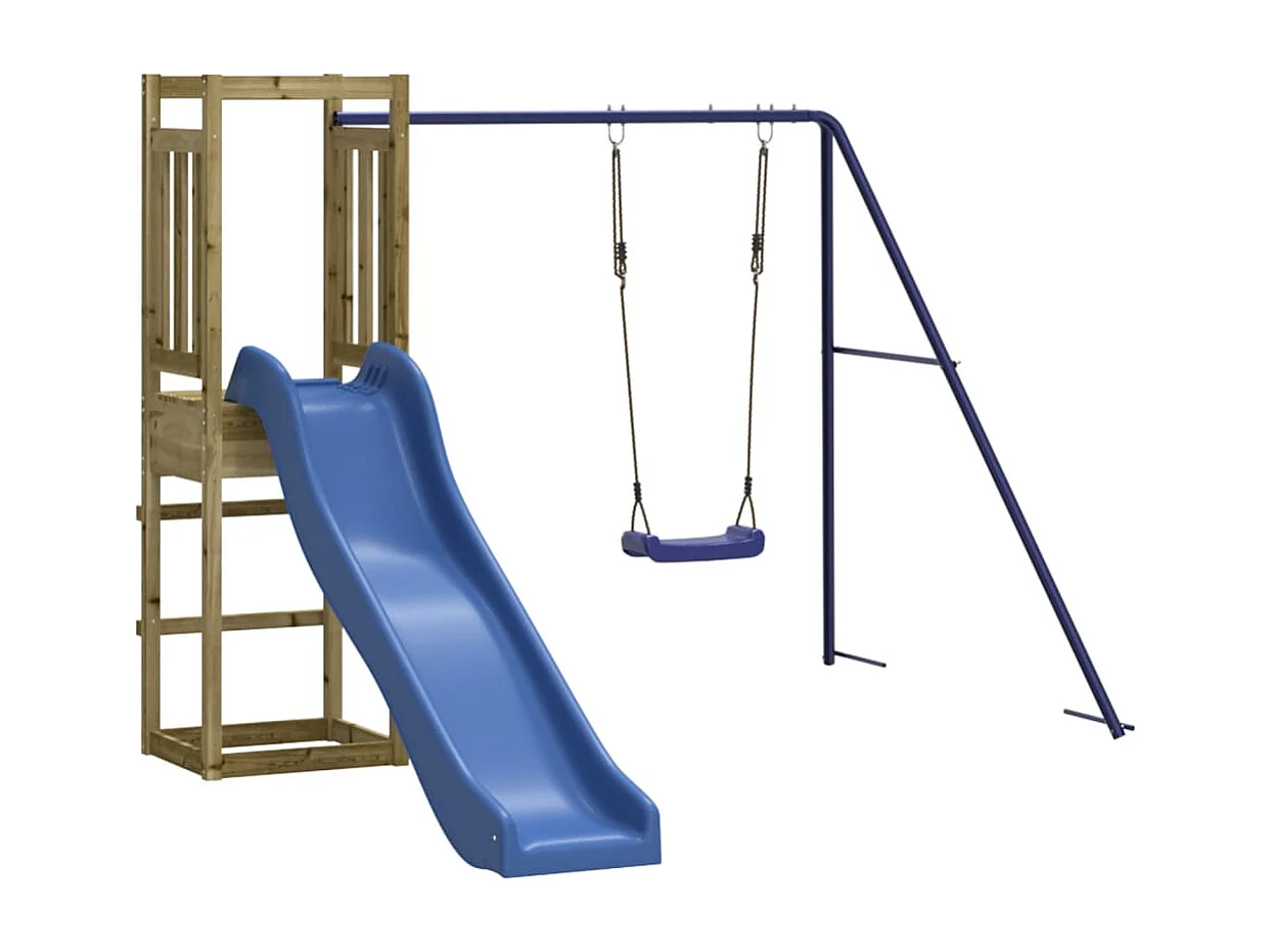 Aire de jeux d'extérieur bois de pin imprégné FR82396