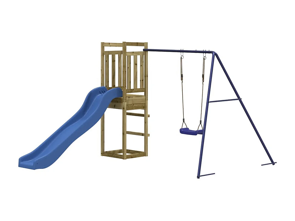 Aire de jeux d'extérieur bois de pin imprégné FR82396