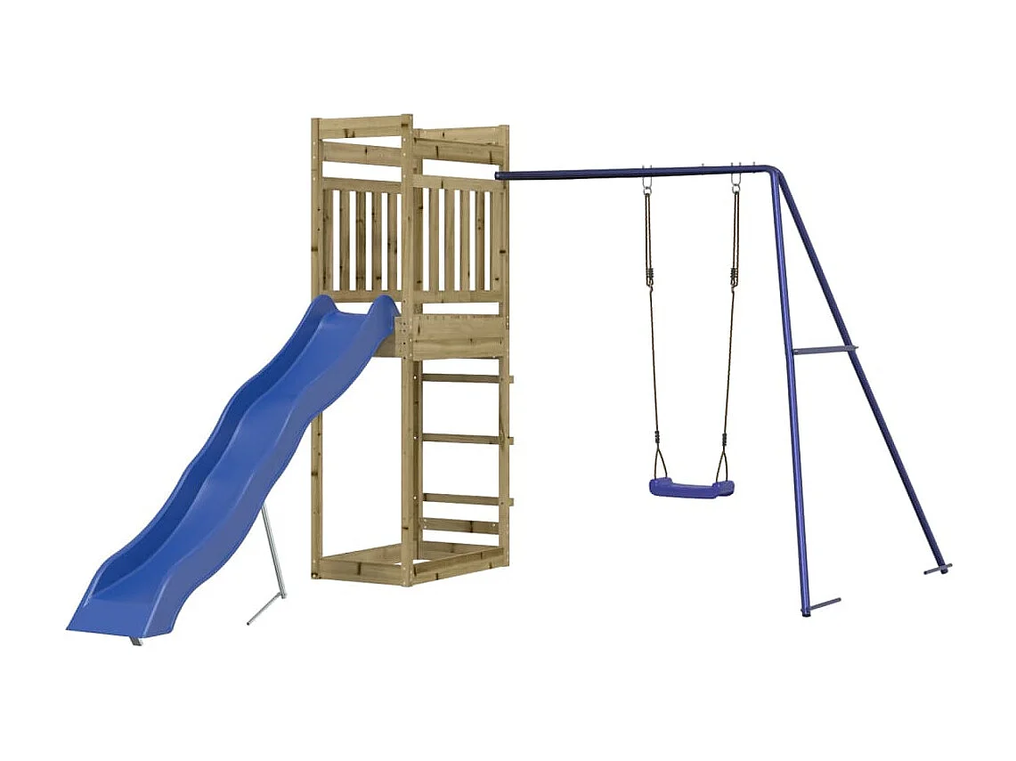 Aire de jeux d'extérieur bois de pin imprégné FR57934