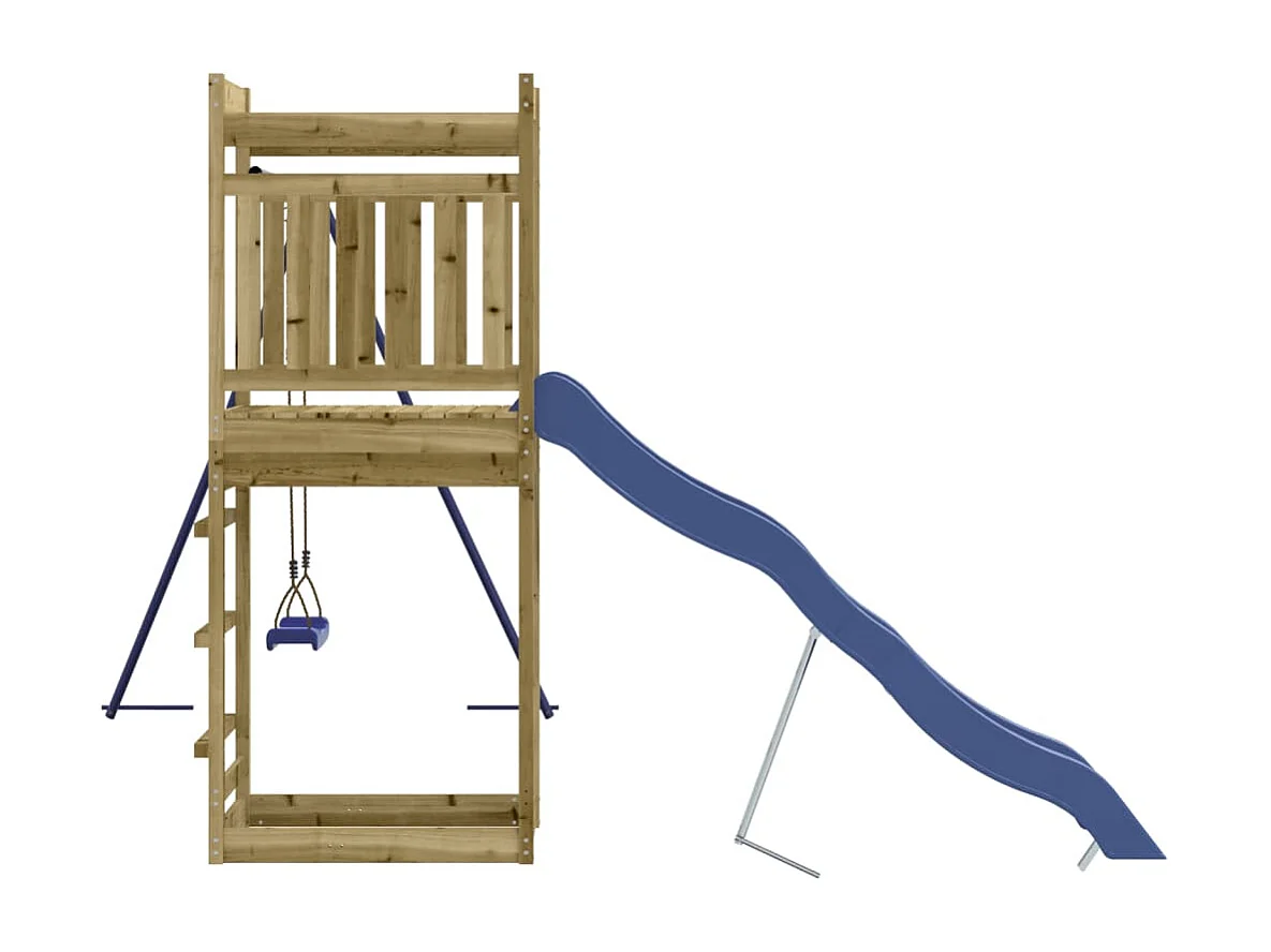 Aire de jeux d'extérieur bois de pin imprégné FR57934