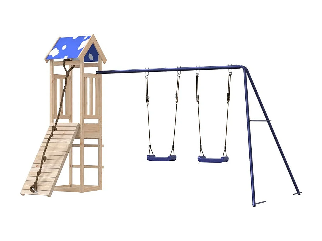 Aire de jeux d'extérieur bois de pin massif FR35743