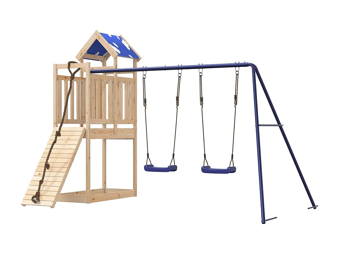 Aire de jeux d'extérieur bois de pin massif FR25913