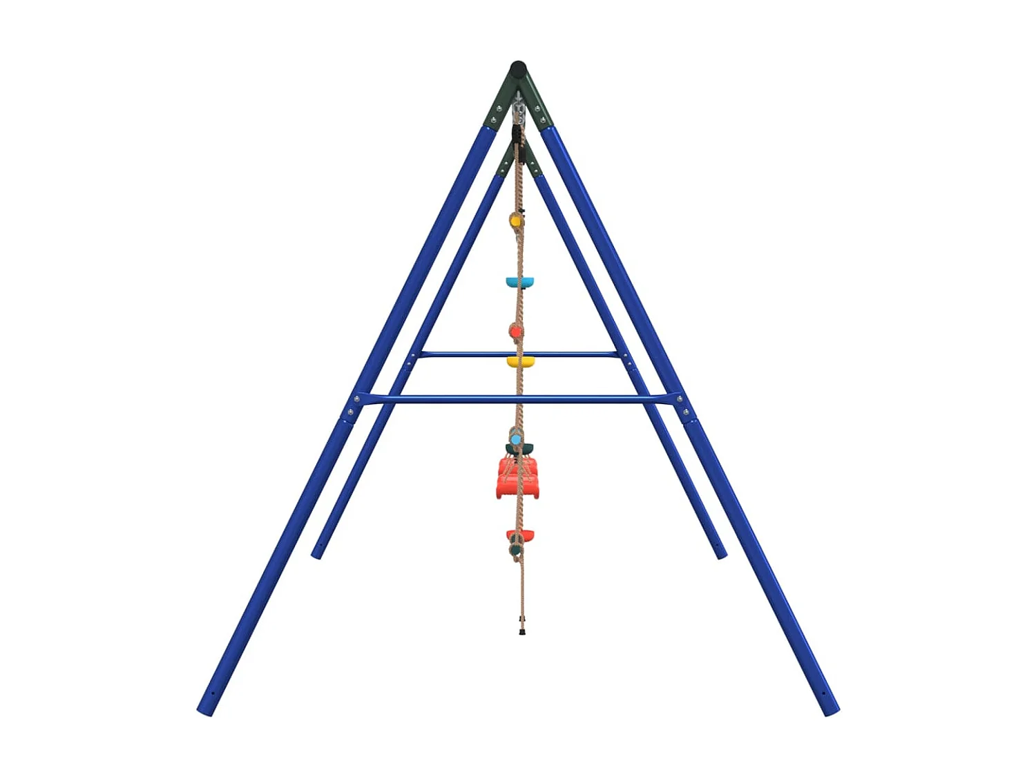 Juego de columpios con columpios, escalera y cuerda de discos ES411937