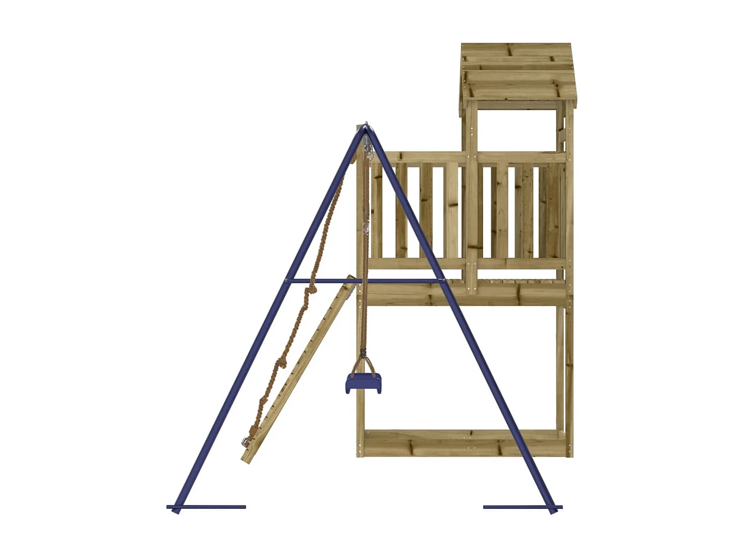 Conjunto de brincar para exterior madeira de pinho impregnada PT791788