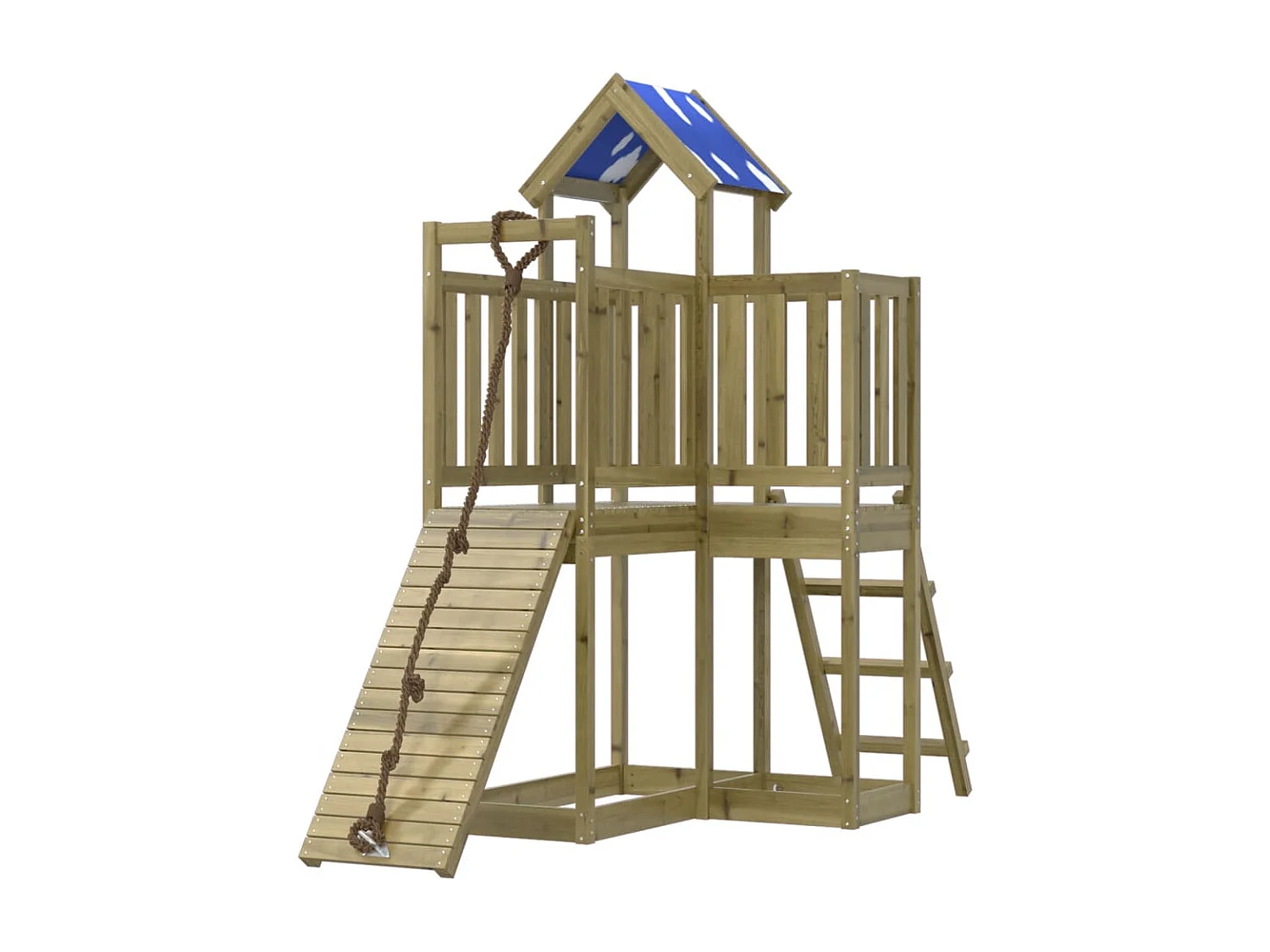 Aire de jeux d'extérieur bois de pin imprégné FR45704