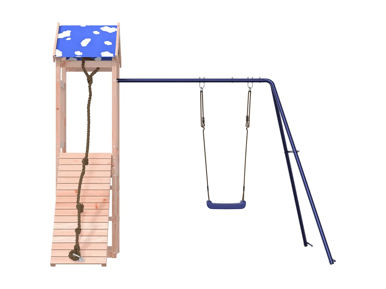 Aire de jeux d'extérieur bois massif de douglas FR97946