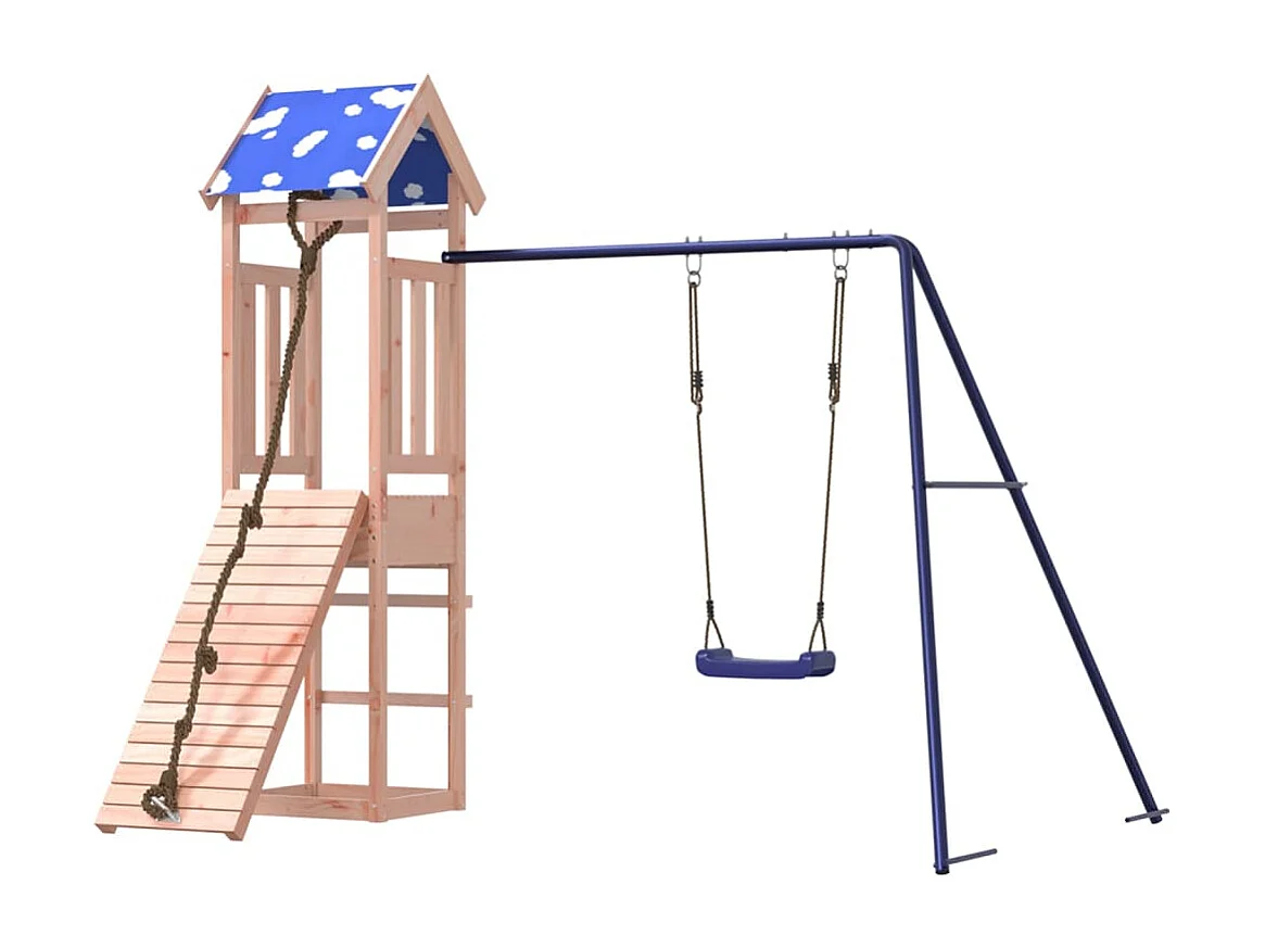 Aire de jeux d'extérieur bois massif de douglas FR97946