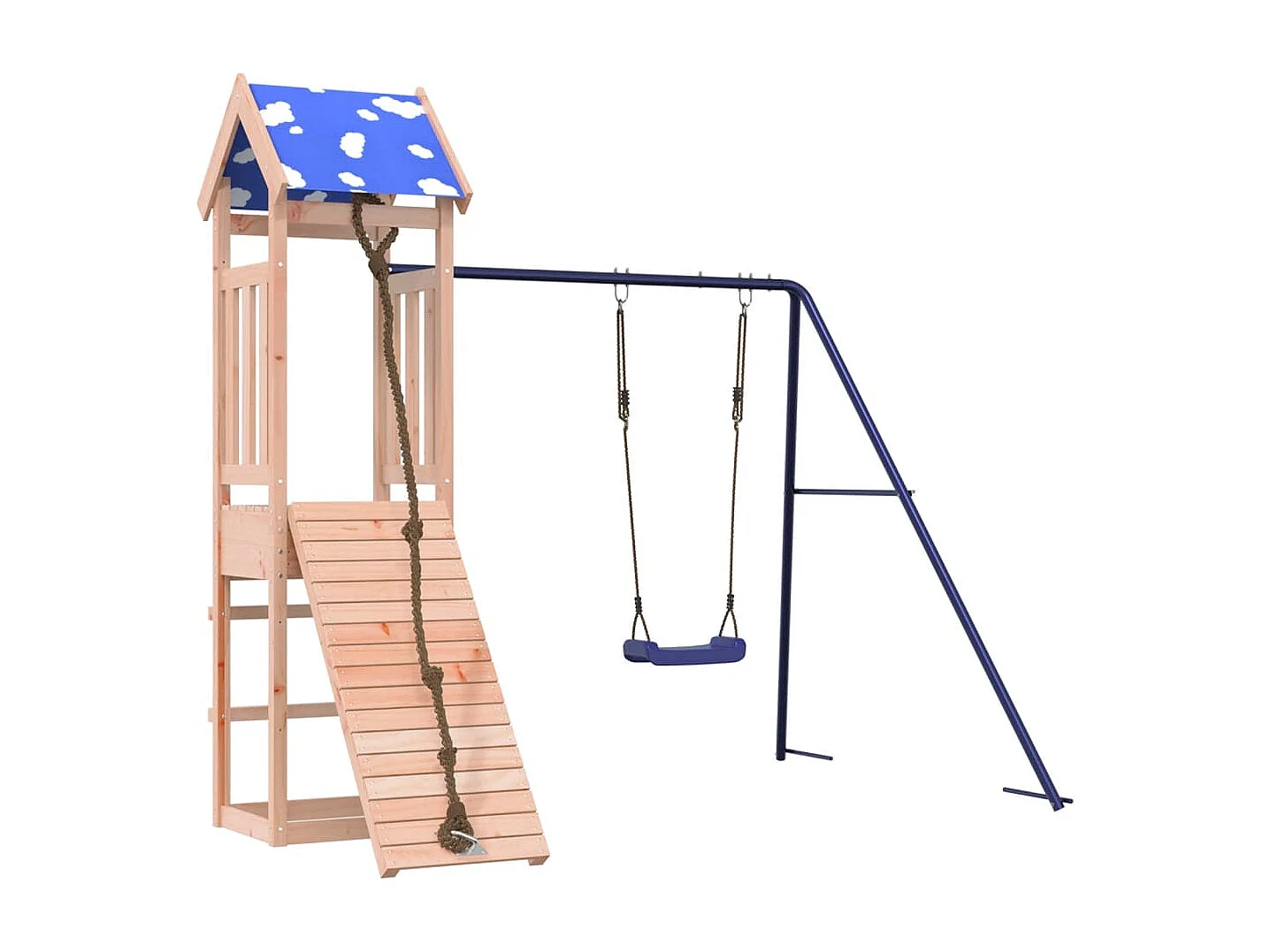 Aire de jeux d'extérieur bois massif de douglas FR97946