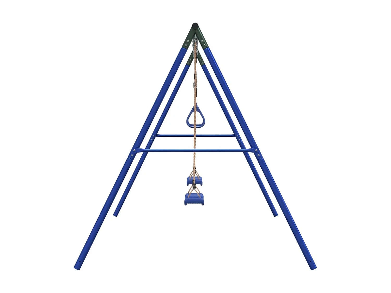 Juego de columpios de exterior con columpios y trapecio ES980218