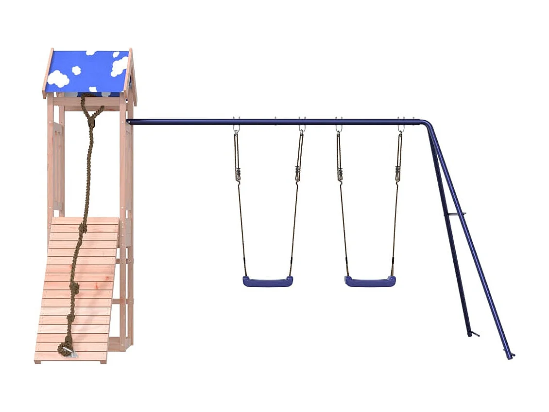 Aire de jeux d'extérieur bois massif de douglas FR23942