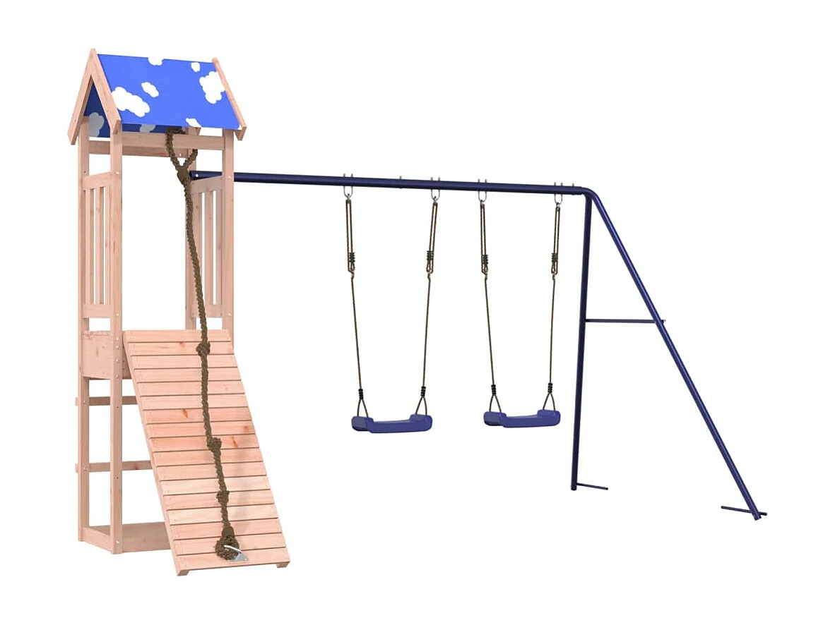 Aire de jeux d'extérieur bois massif de douglas FR23942