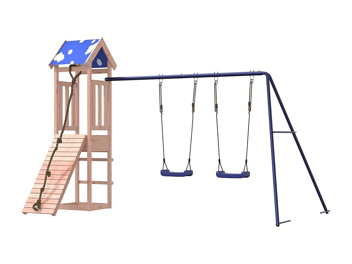 Aire de jeux d'extérieur bois massif de douglas FR23942