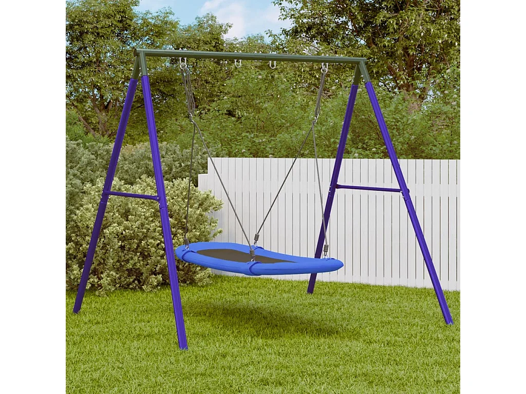 Conjunto de baloiço para exterior com baloiço ninho PT321332