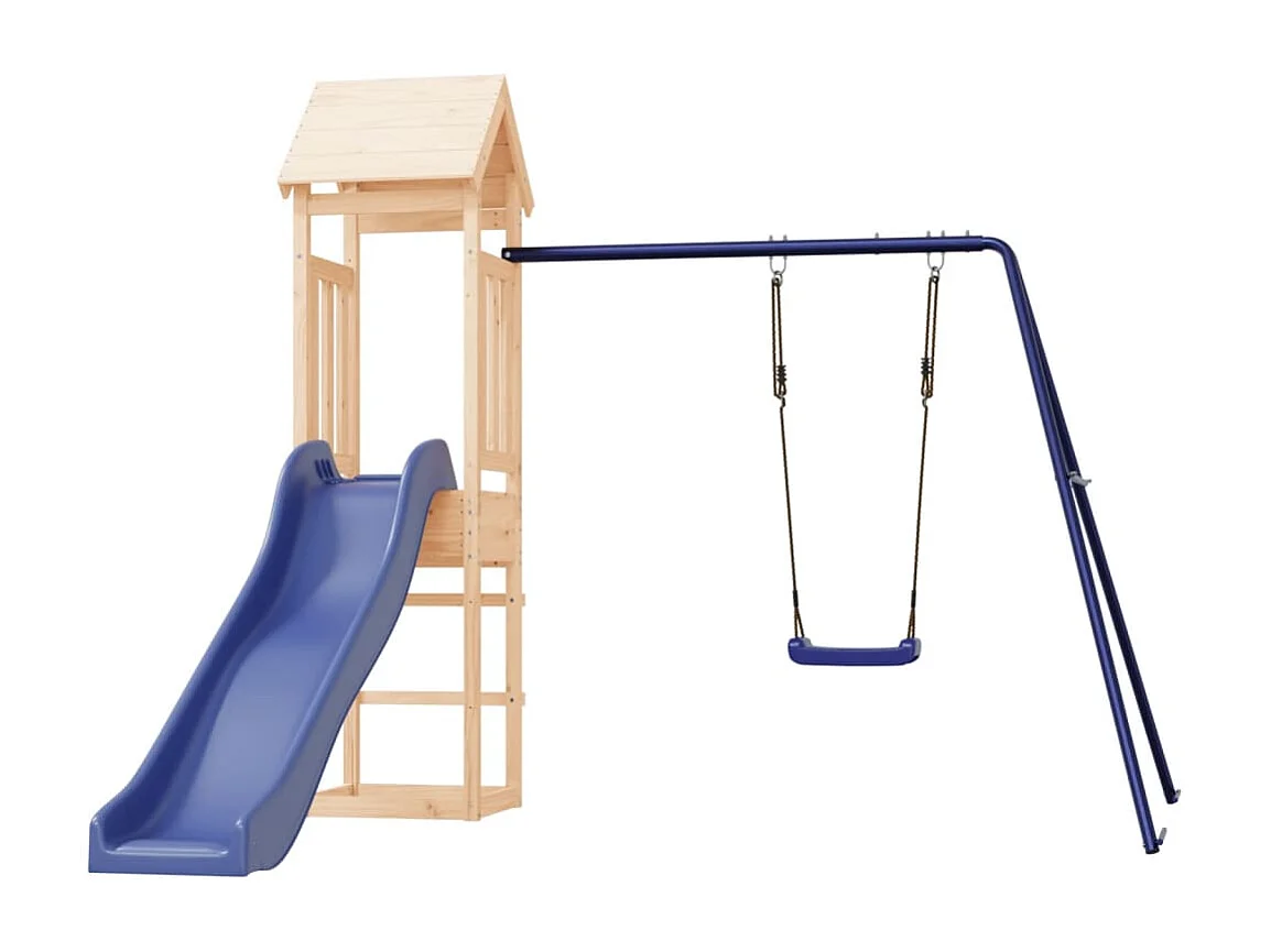 Aire de jeux d'extérieur bois de pin massif FR77003