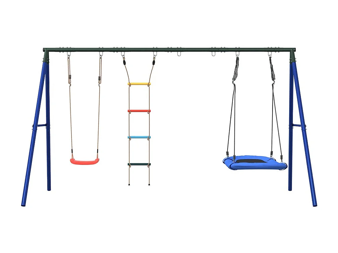 Conj. baloiço p/ exterior c/ baloiço escada e baloiço ninho PT586122