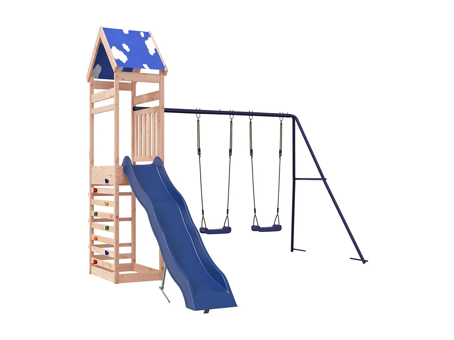 Aire de jeux d'extérieur bois massif de douglas FR42916