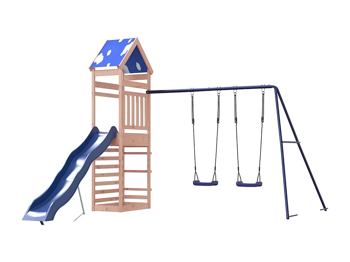 Aire de jeux d'extérieur bois massif de douglas FR42916