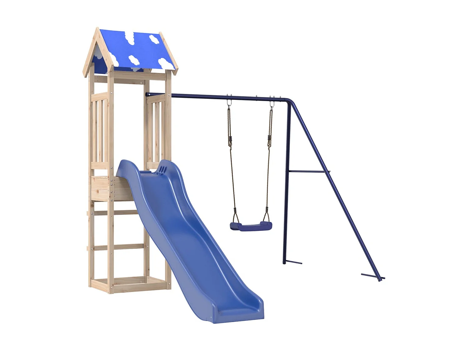 Aire de jeux d'extérieur bois de pin massif FR78264