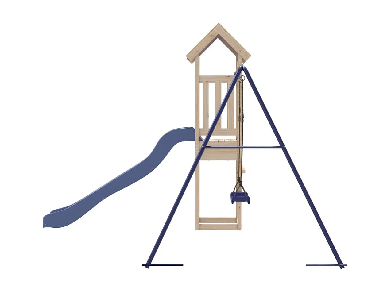 Aire de jeux d'extérieur bois de pin massif FR78264