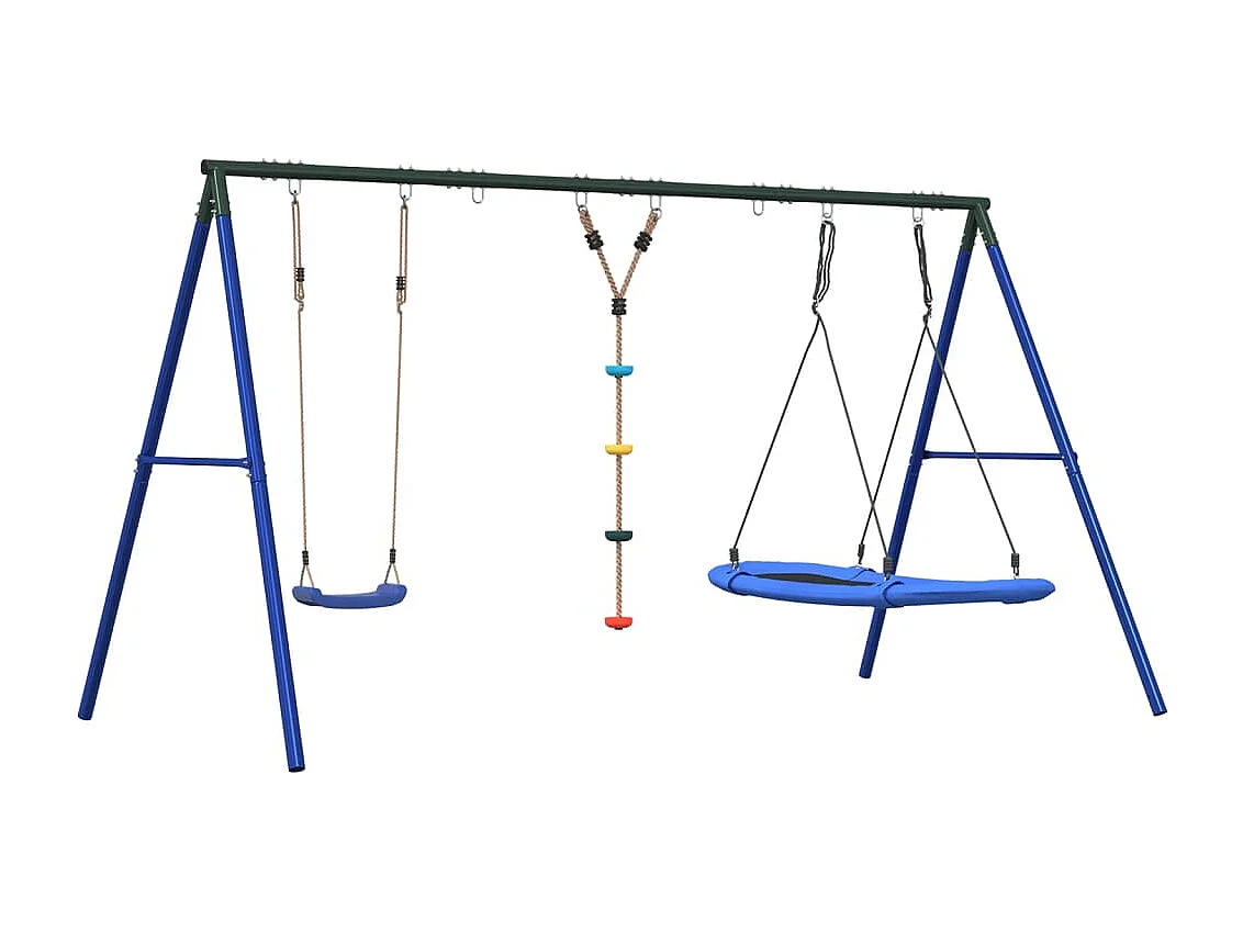 Conj. de baloiços c/ baloiço corda de discos e baloiço ninho PT546785