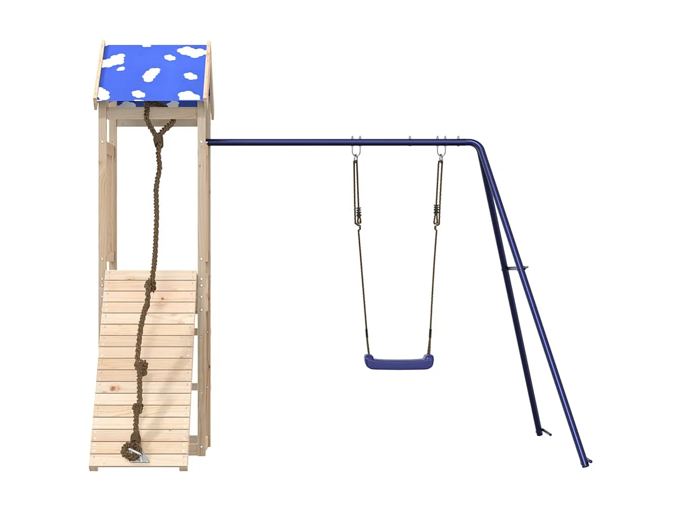 Aire de jeux d'extérieur bois de pin massif FR43258