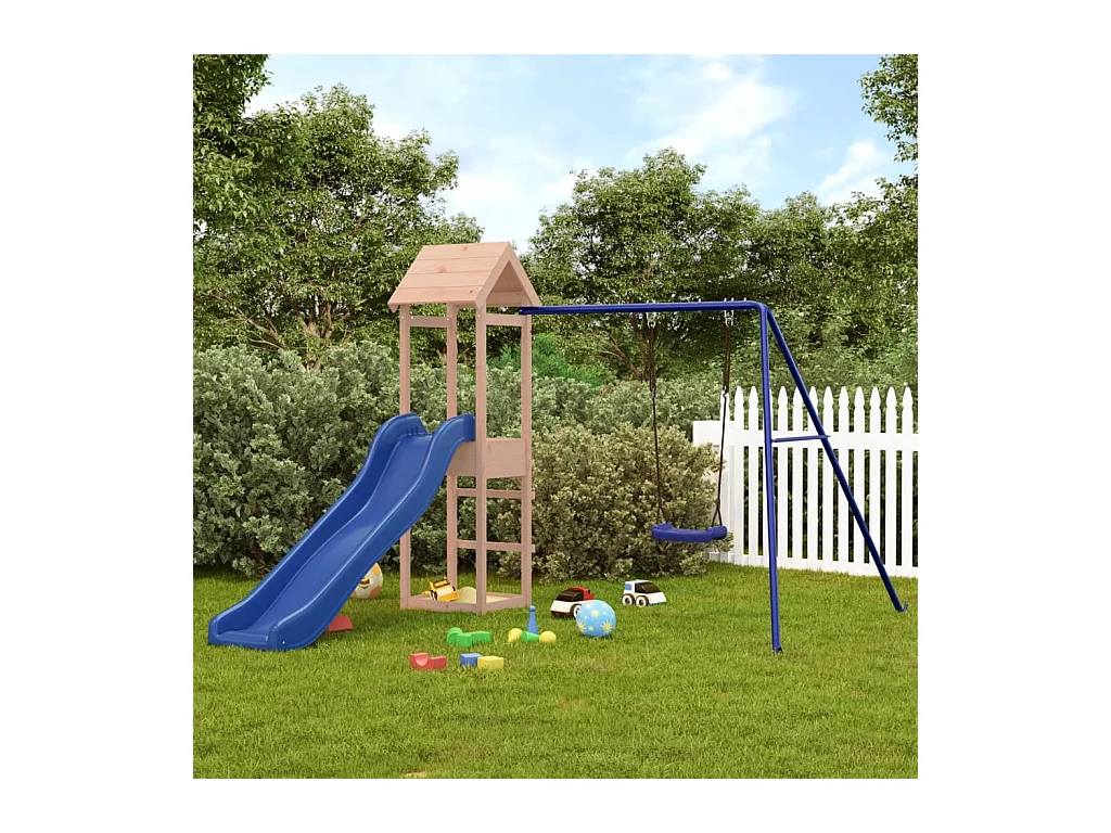 Aire de jeux d'extérieur bois massif de douglas FR27749
